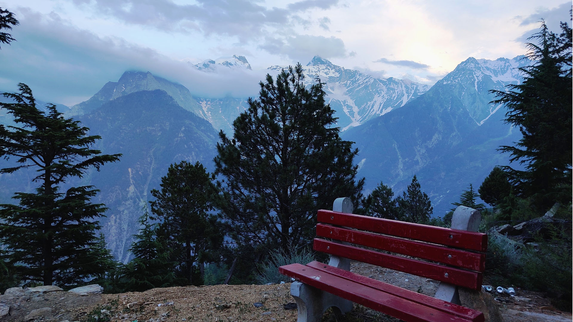 At the heights of Kalpa, Kinnaur