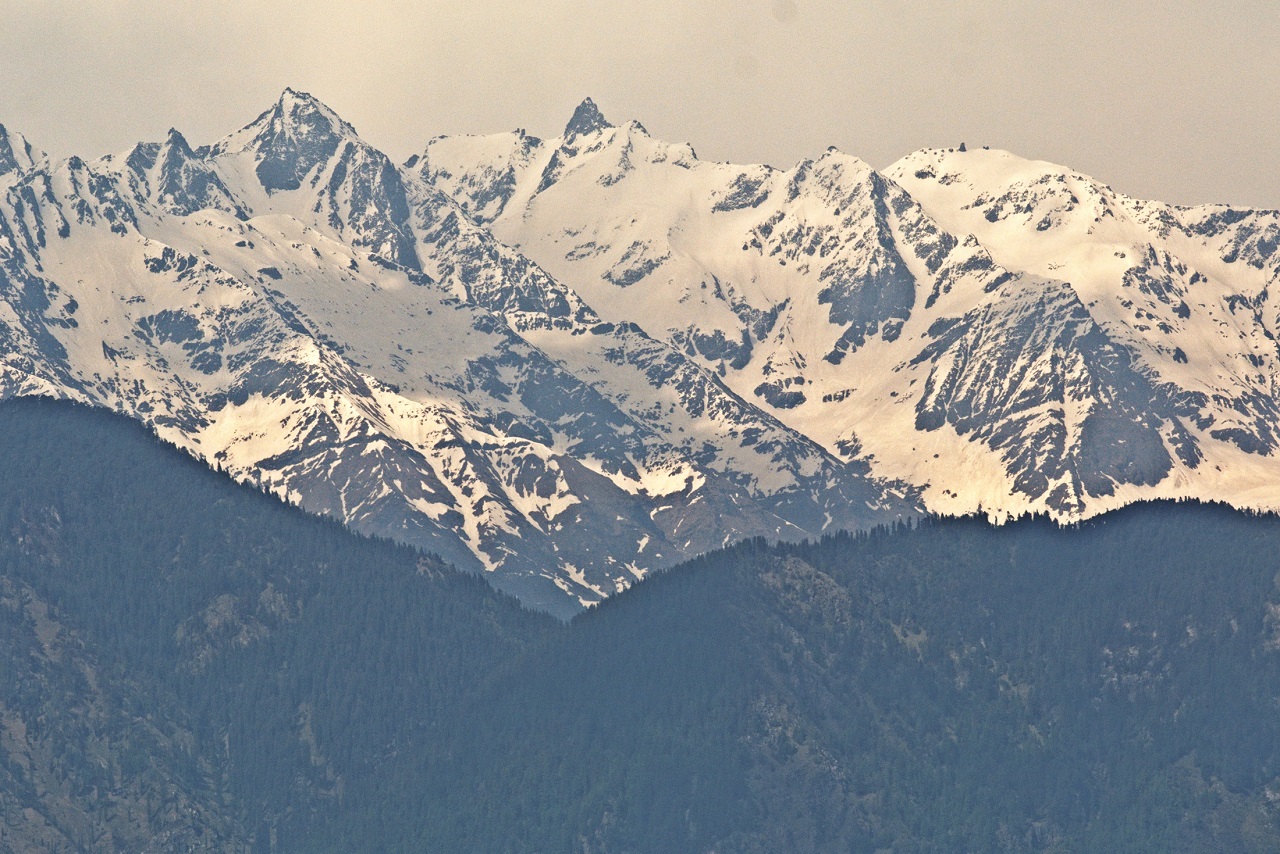 View of Shrikhand Mahadev from Karsog