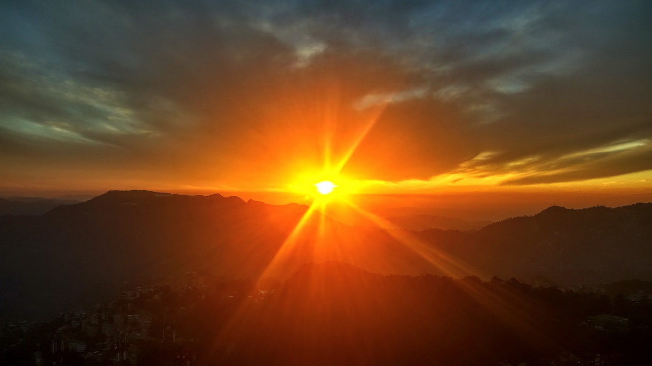 SPLENDED SUNSET FROM HP SECRETARIAT