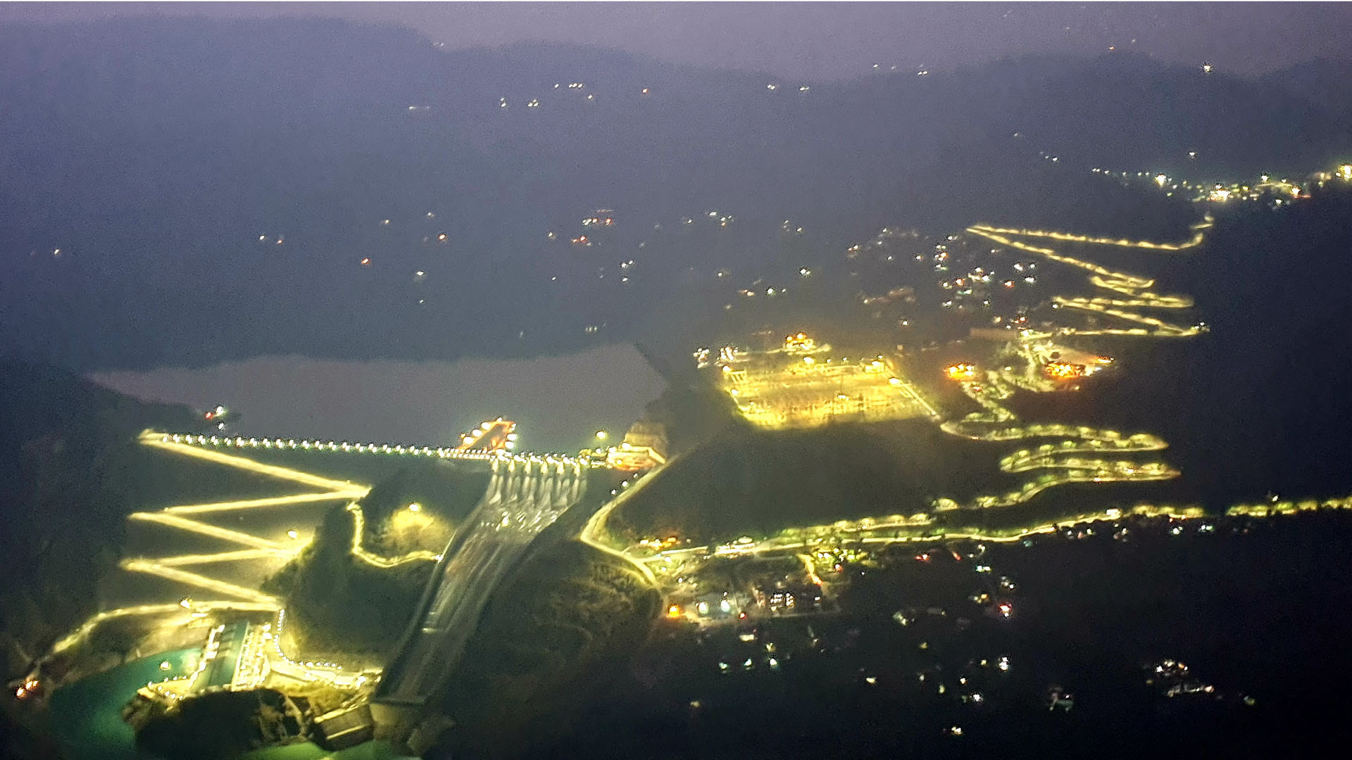 NTPC Koldam (Night View)