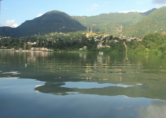 SCENIC BEAUTY OF GOVIND SAGAR LAKE DURING MONSOON SEASON, BILASPUR