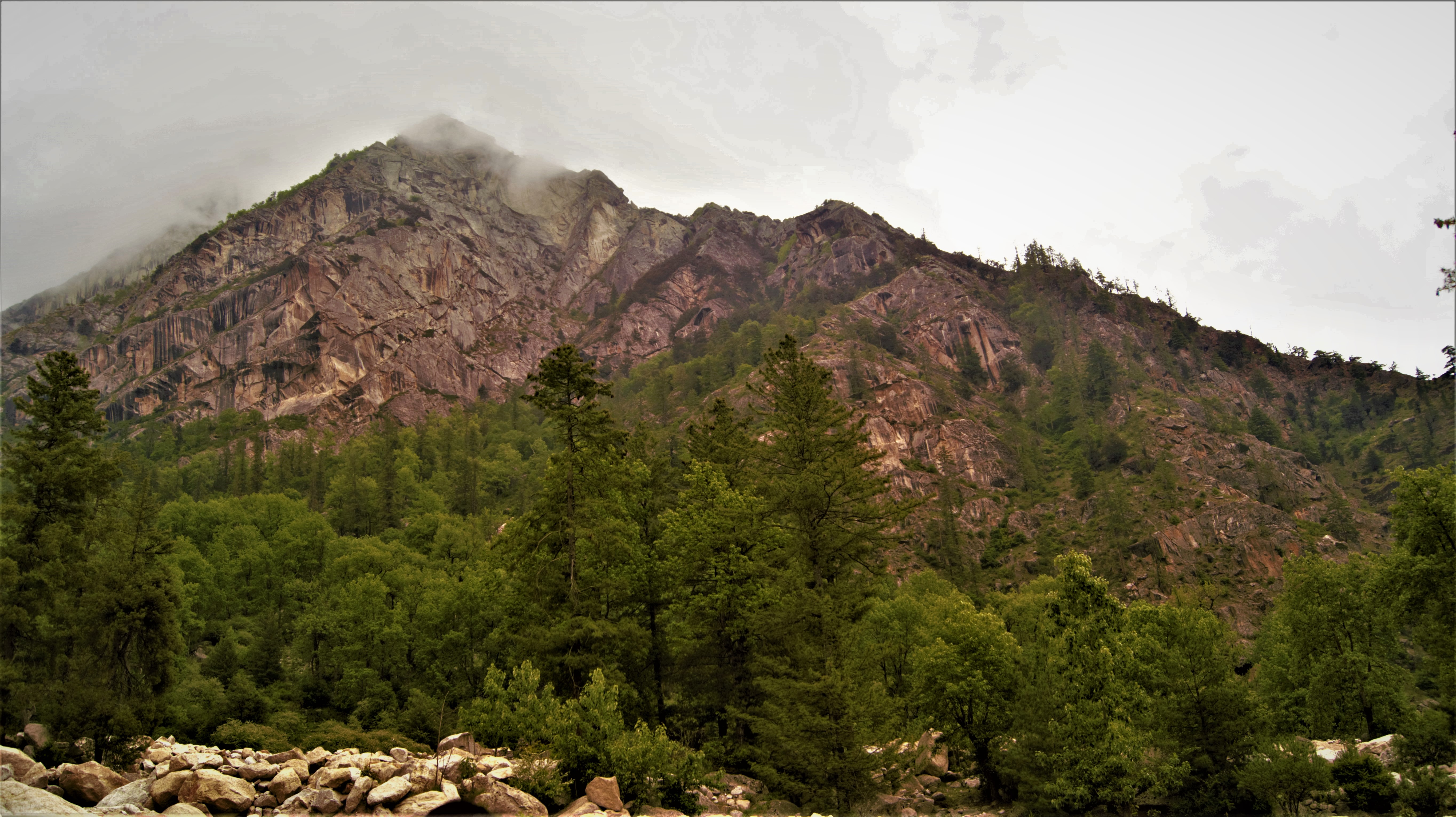 ROCKY MOUNTAIN ON THE WAY TO CHITKUL