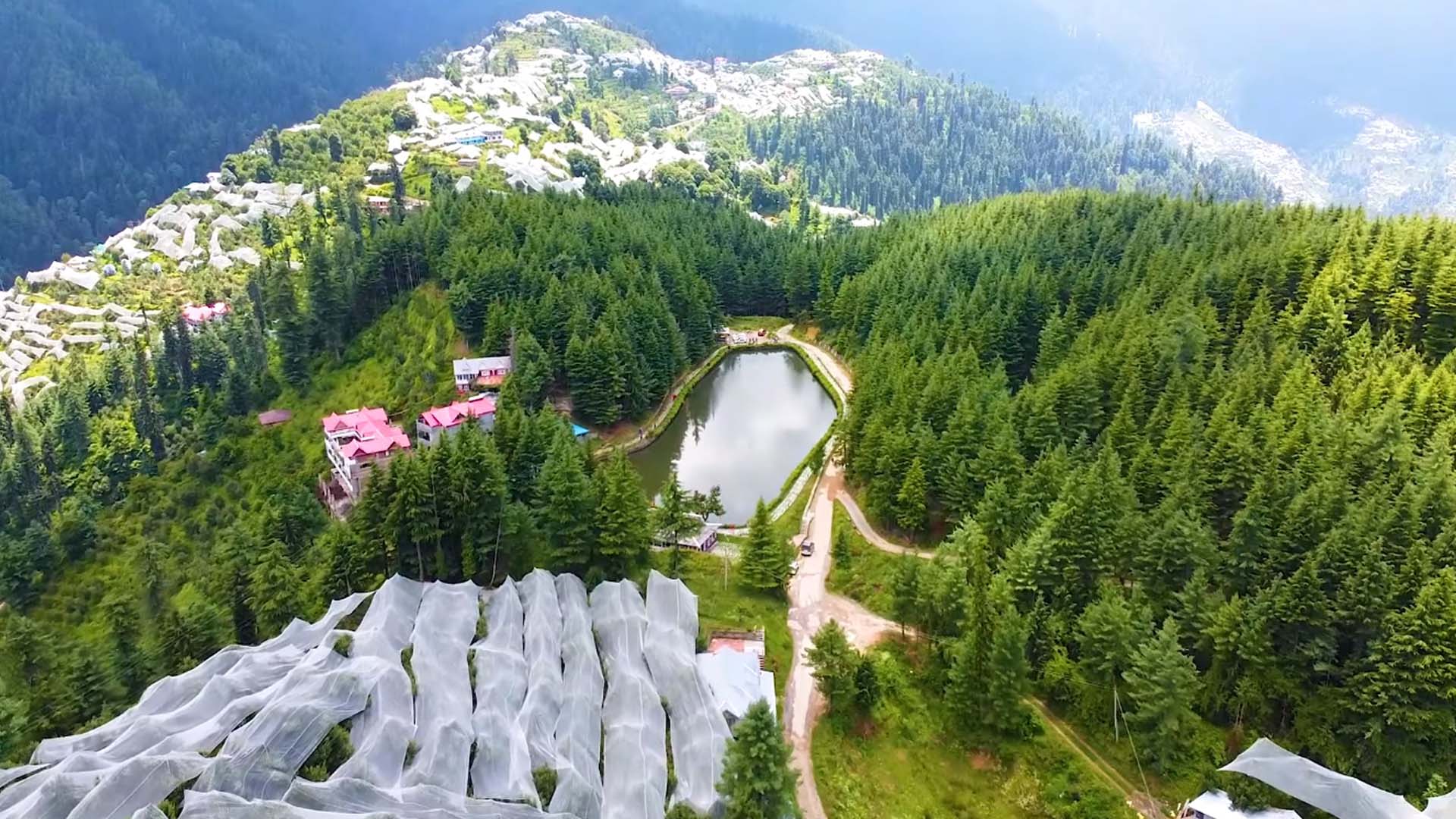 AERIAL VIEW OF TANI JUBBAR, NARKANDA