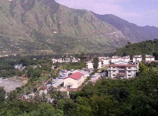 A VIEW OF NHPC COMPLEX NAGWAIN, MANDI