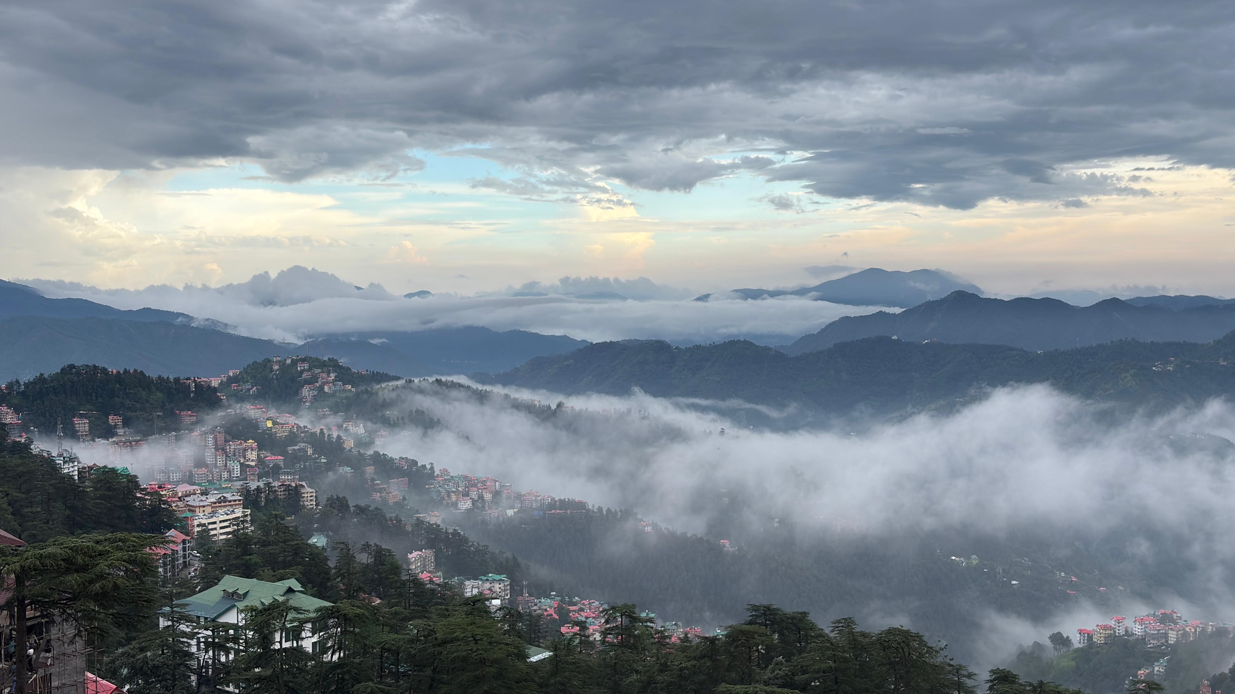 Misty mountains