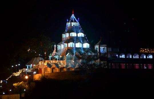 BEAUTIFUL VIEW OF BHIMAKALI TEMPLE DURING NAVRATRIS, MANDI