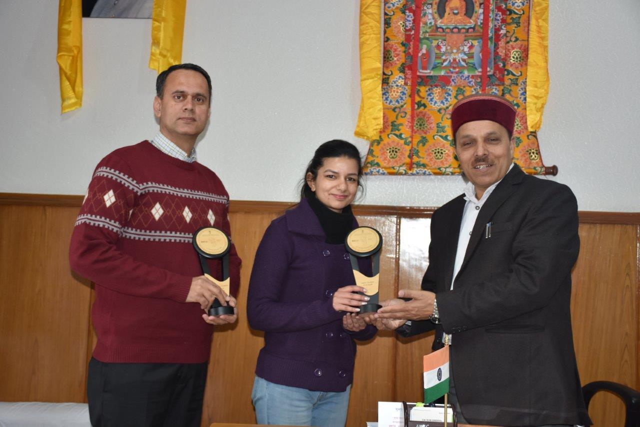 SwachhtaAbhiyan Poster Competition Award for NIC Himachal Pradesh