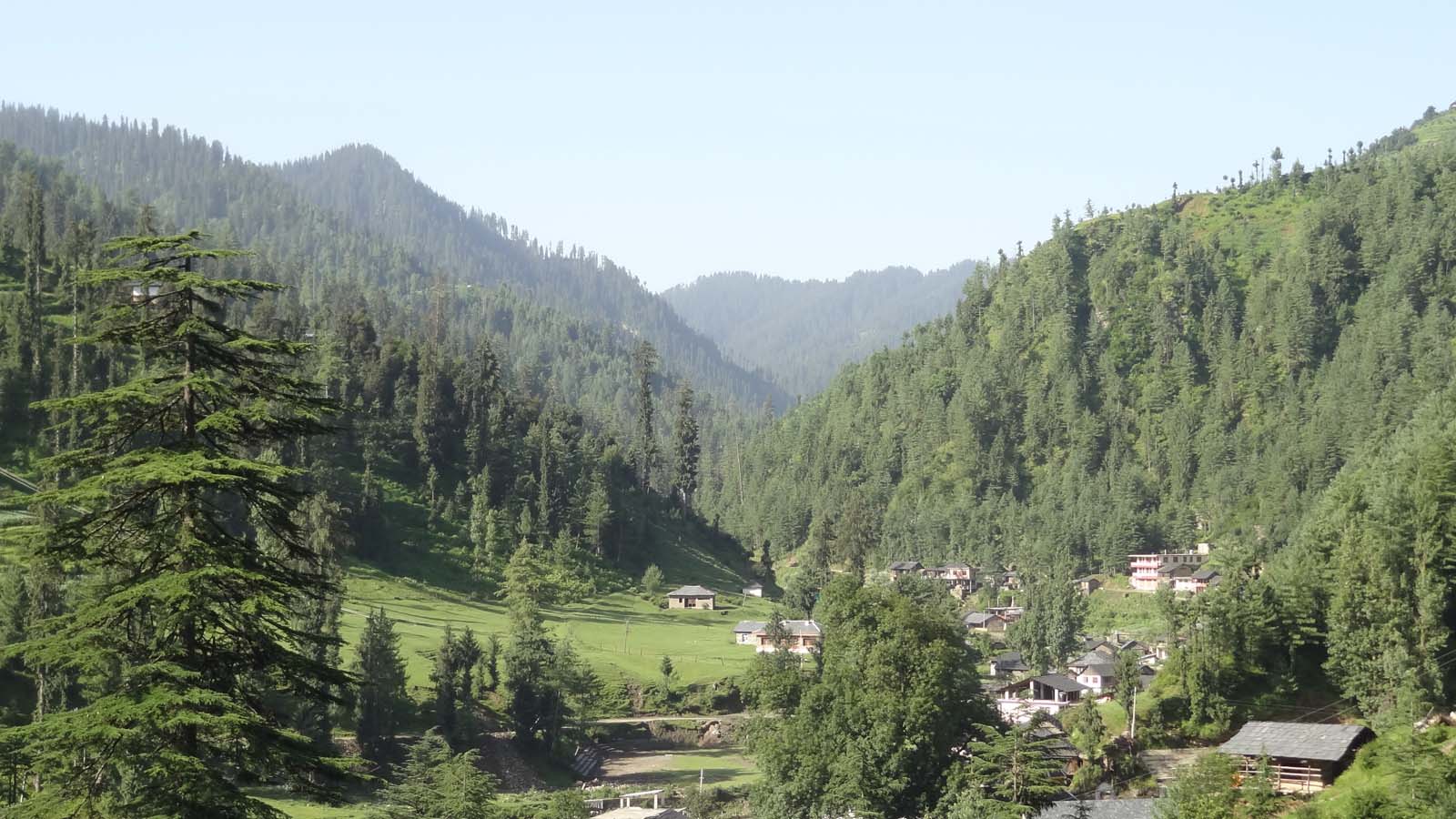 VIEW OF VILLAGE GADA GUSAINI, MANDI